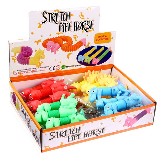 Цена за 16 шт. Развивающая игрушка «Динозаврик», пищит, виды МИКС