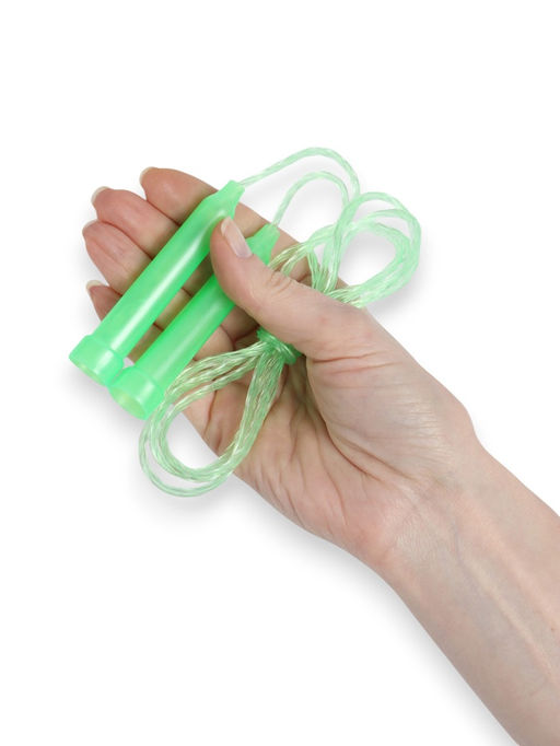 Цена за 10 шт. Скакалка детская, 2 м, регулируемая, цвет МИКС