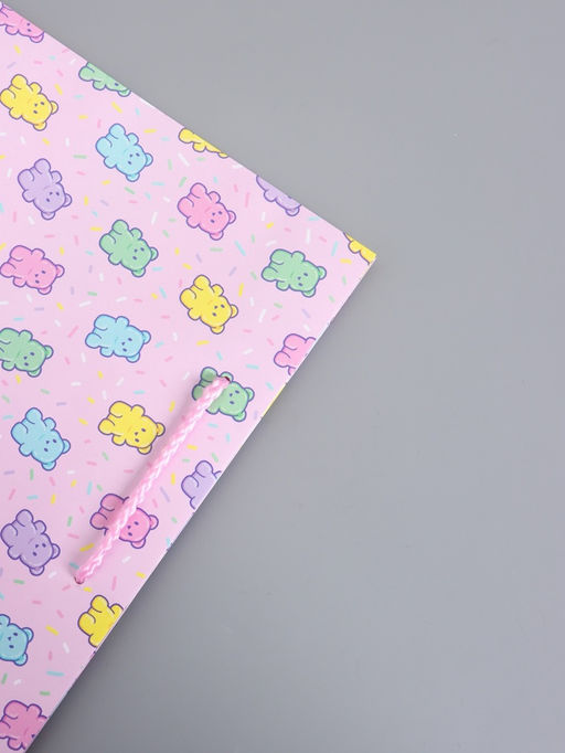 Пакет подарочный ламинированный «Мишки», 26×12×32 см