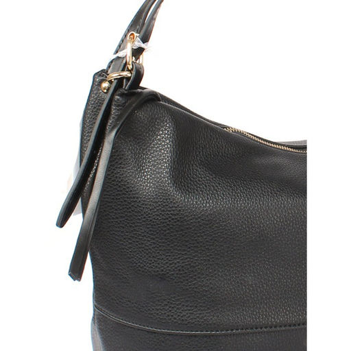 Сумка женская искусственная кожа DJ-CM 6787-BLACK, 1отд+еврокарман, плечевой ремень, черный SALE 257724 - Adelia фото 4