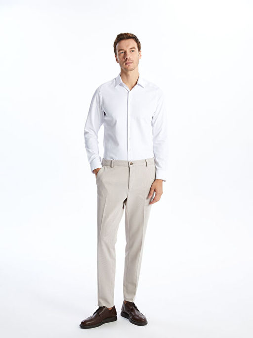 Slim Fit Uzun Kollu Gabardin Erkek G?mlek - Waikiki фото 4