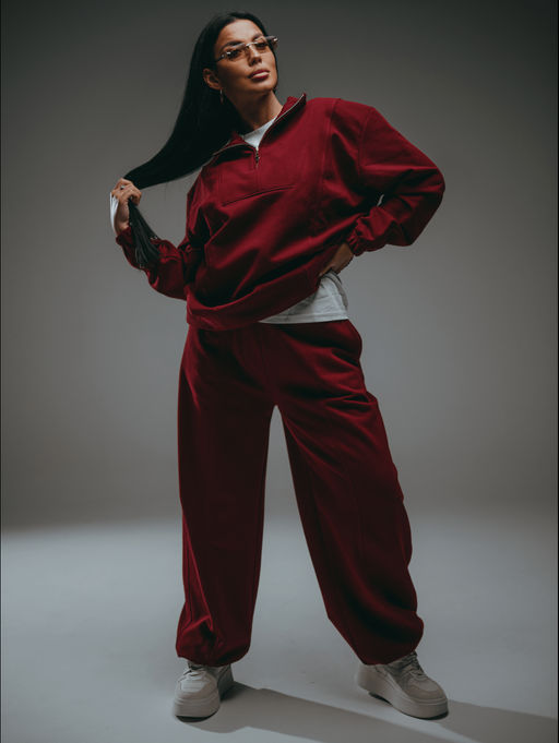 Габриэль брюки женские (бордо)