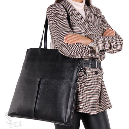 Сумка женская кожаная 3718G black Vitelli Grassi в Новосибирске