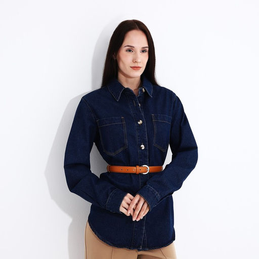 Ремень женский, ширина 2,5 см, винт, пряжка металл, цвет оранжевый - Simaland фото 3