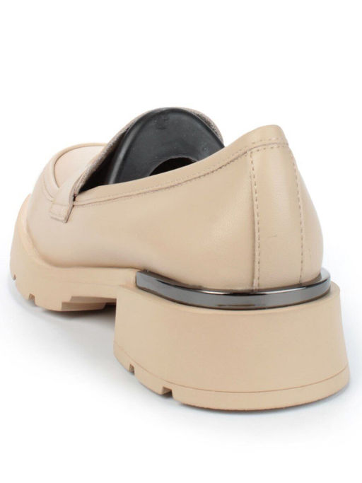 01-PDS132-3 DK. BEIGE Ботинки демисезонные женские (натуральная кожа)