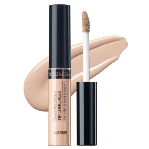 The Saem Cover Perfection Tip Concealer #1.75 Middle Beige 6.5g - Локальный консилер против несовершенств