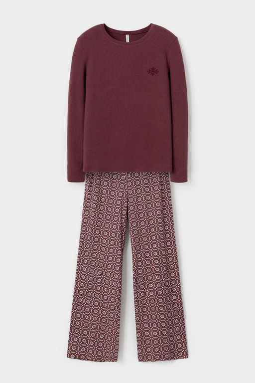 Е 20173/красно-коричневый,роза востока пижама жен - Very neat фото 2