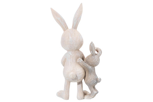 Фигурка декоративная 7*5*13,5 см Зайка и зайчонок - Elan gallery фото 7