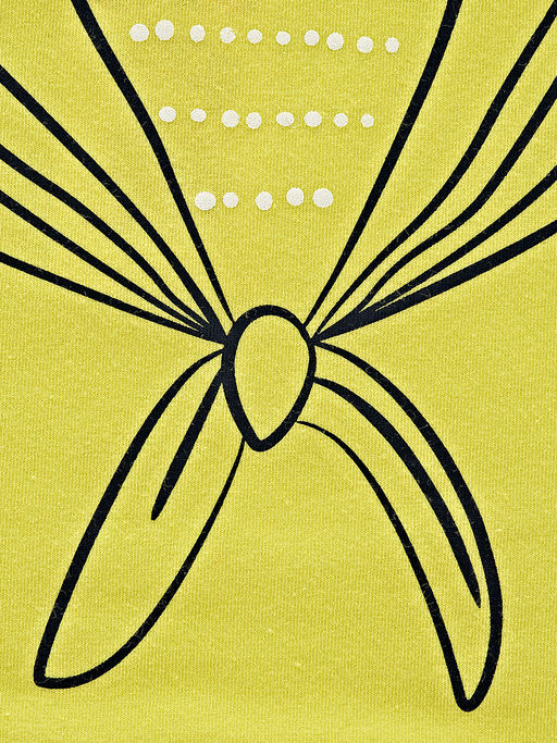 Футболка для девочки UD 2854 желтый - Mini maxi фото 5