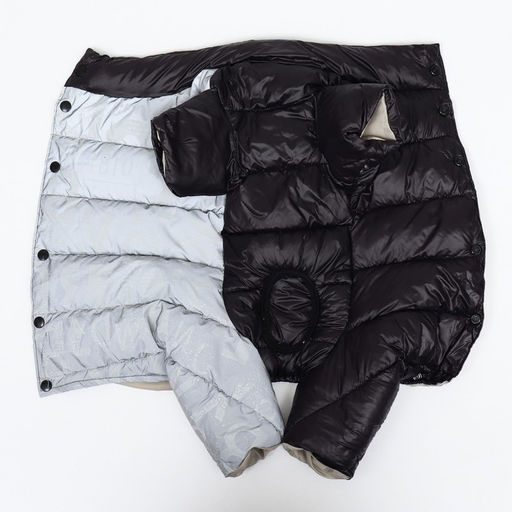 Комбинезон Ультра светоотражающий, размер 10 (ДС 21 см, ОГ 34 см, ОШ 24 см), чёрный - Simaland фото 6