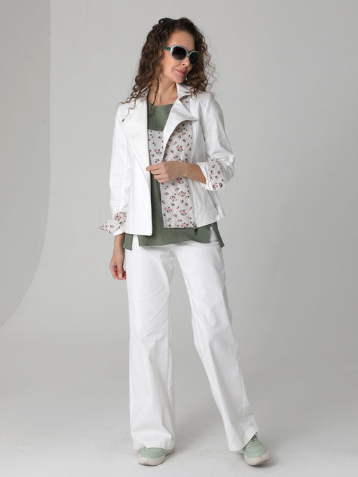 25212 Жакет белый