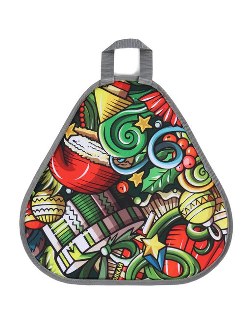 Ледянка мягкая Xmas, треугольная, цвет МИКС