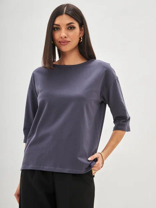 Лонгслив F112-1001. d.grey - Fine joyce фото 2