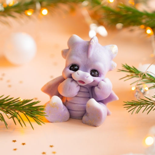 Мыло Дракончик 75 г (голубой, желтый, зеленый, розовый, фиолетовый) НОВИНКА