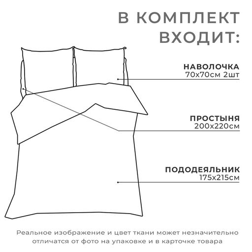Постельное бельё Этель 2 сп Forest history 175х215 см, 200х220 см,70х70 см -2 шт, поплин  фото 15