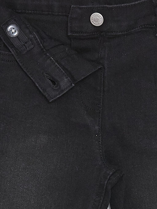 Beli Lastikli Basic K?z ?ocuk Jean Pantolon