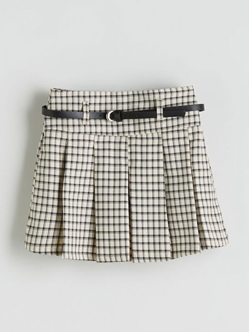 Pileli K?z ?ocuk ?ort Etek