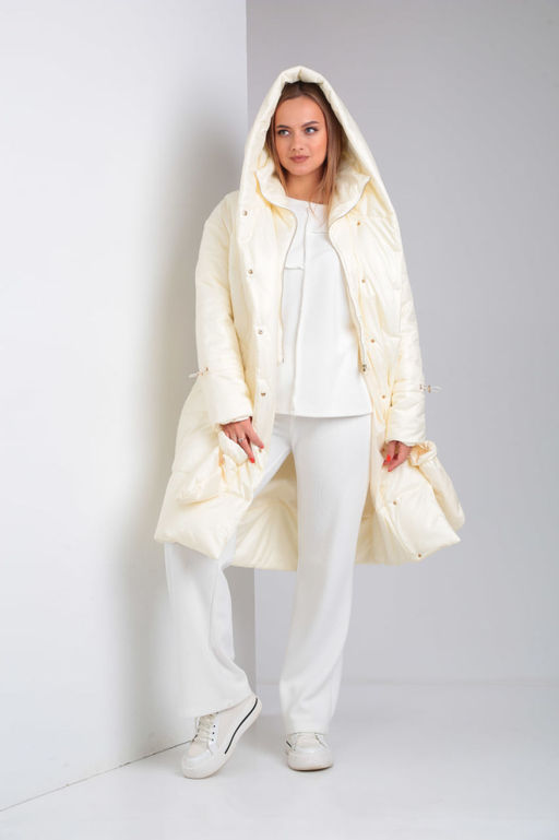 Куртка Diamant 1914-Р беж-какао фото 193