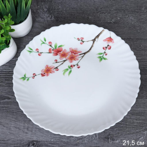 Тарелка 215 мм /46/758578504045120/ GB220 (6933) /уп 1/ Ветка сакуры Акция - Галеонтрейд фото 2