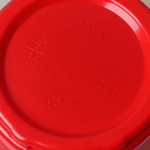 Стаканы одноразовые Факел Экстра, 500 мл, в наборе 10 шт, цвет красно-белый - Simaland фото 3