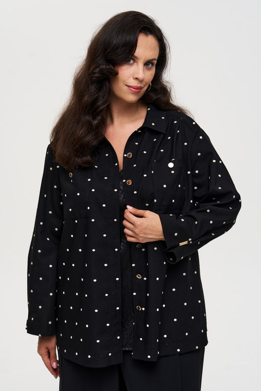 Рубашка Фачинелли черный - Intikoma фото 18