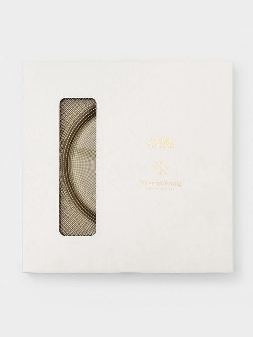 Тарелка подстановочная WY, d=33 см, стекло, золотистая