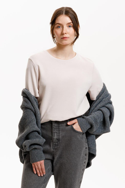 ЕВТ 3283/серо-сиреневый фуфайка жен