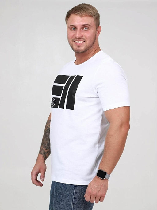 Мужская футболка Маркировка белая - Modellini фото 4