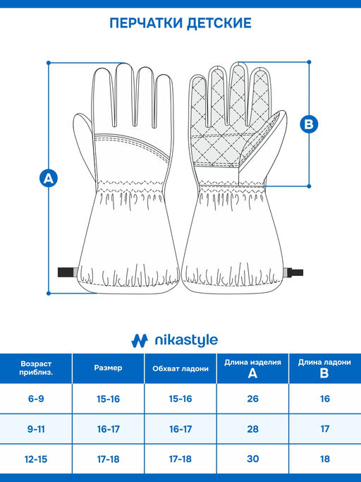 Перчатки 15з17525 черный