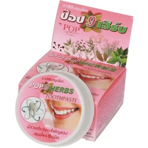 POP Popular 9Herbs Herbal, 30g - Зубная паста 9 трав
