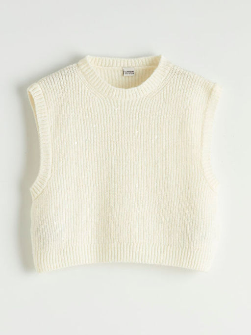 Bisiklet Yaka K?z ?ocuk Elbise ve Triko S?veter