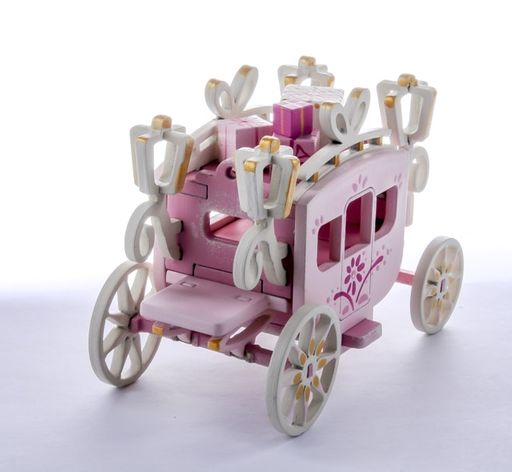 Новогодние елочные игрушки: Карета крытая 3015 - Idh фото 3