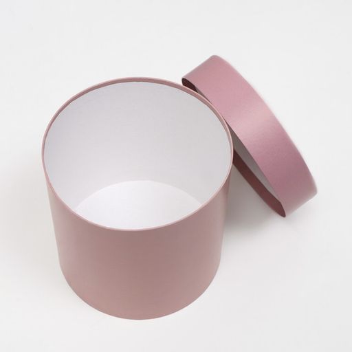 Набор круглых коробок 5 в 1 "Песочный", 13 х 13,5 -19.5 х 23 см