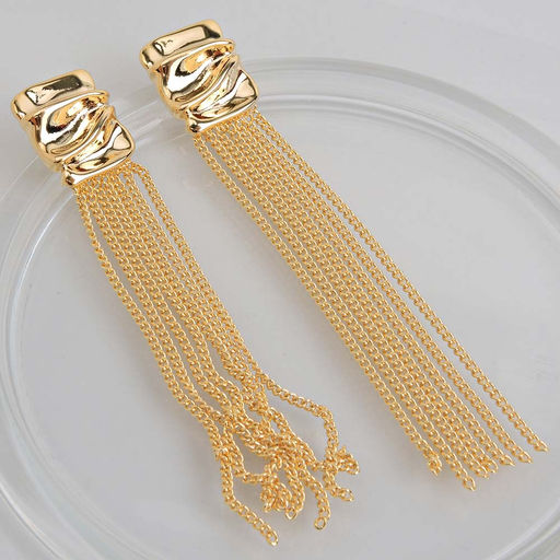 Серьги длинные на гвоздиках арт. 13 3788 (id 277125)