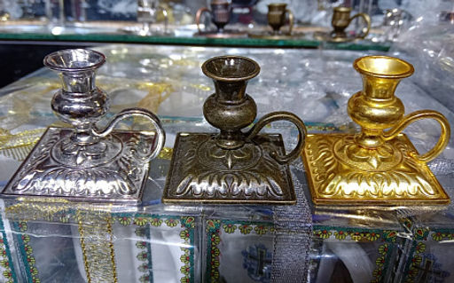 Подсвечник МИКС цвет металл 5см Квадратный - Сандаловый дом фото 3