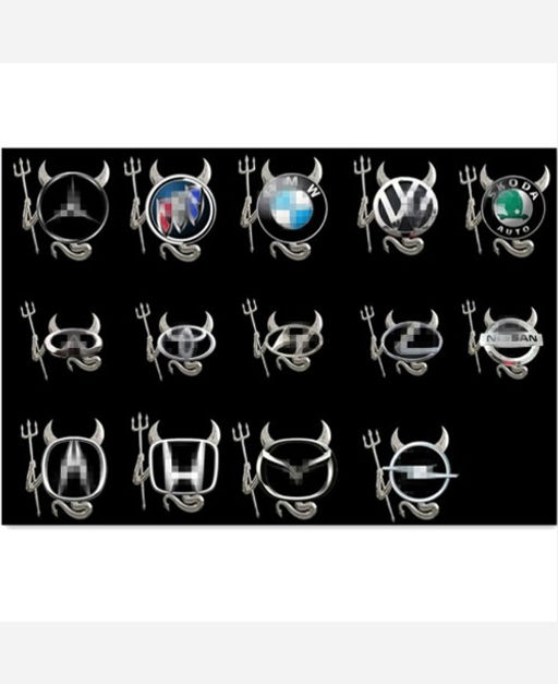 Наклейка Чертик 3D на эмблему авто 904046 - Yiwu youda import & export co фото 6