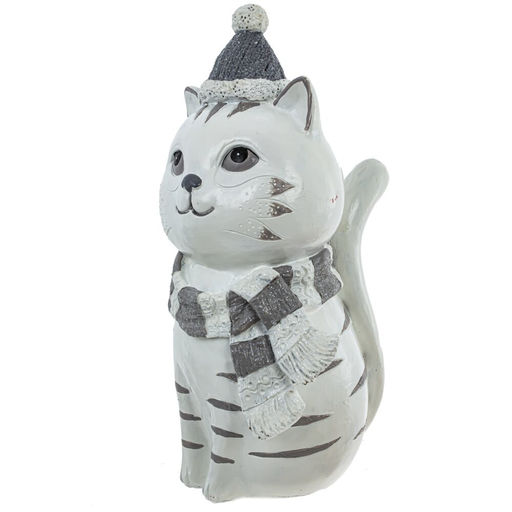 Фигурка декоративная "Кот", L13 W12 H25 см, 2в.