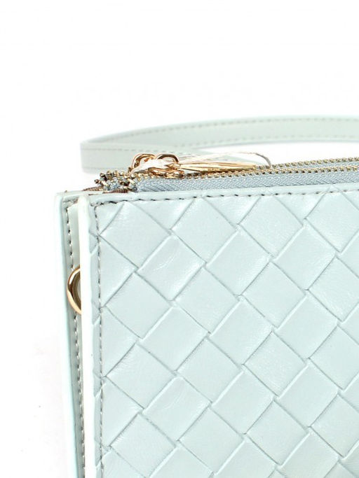 Сумка женская искусственная кожа DJ-СМ 7463-STARLIGHT BLUE, 3отд, плечевой ремень, голубой SALE 265269 - Adelia фото 8