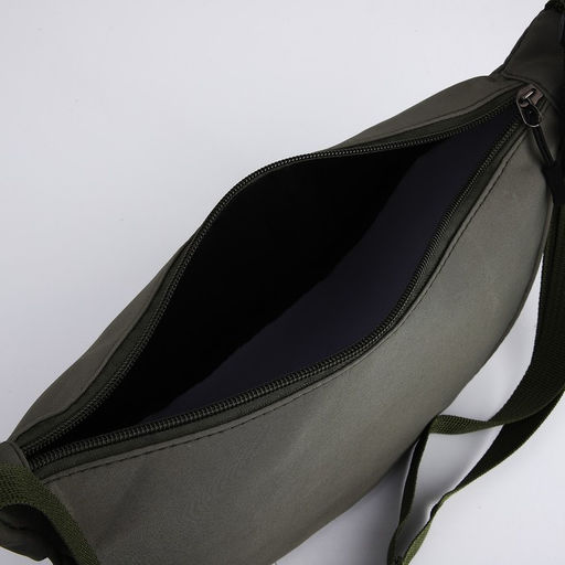 Сумка женская из текстиля, 30×17×6 см, зелёный