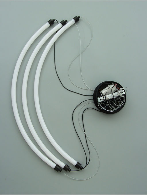 Светильник потолочный BayerLux «Крайс», 3хLED, 54 Вт, 3000К, чёрный, 70×70×34-184 см