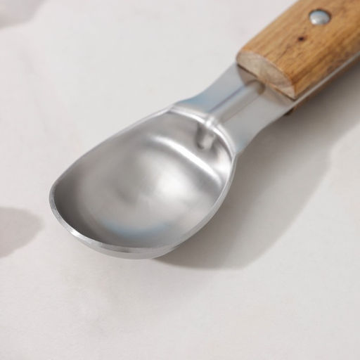 Ложка для мороженого Доляна Дровосек, нержавеющая сталь, цвет хромированный фото 2