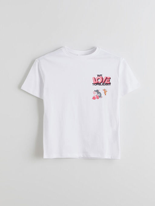 Tom ve Jerry Bask?l? K?z ?ocuk Ti??rt