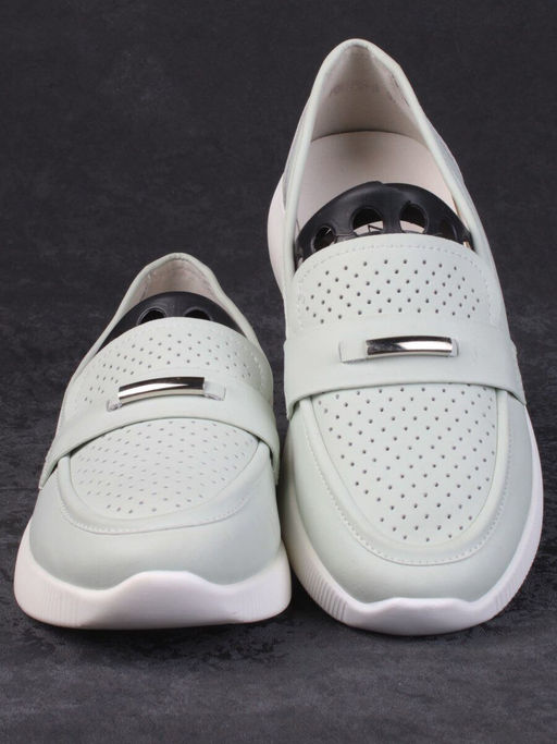 03-PDL 205-3 LT. GREEN Полуботинки женские (натуральная кожа) - Фабричный китай фото 10