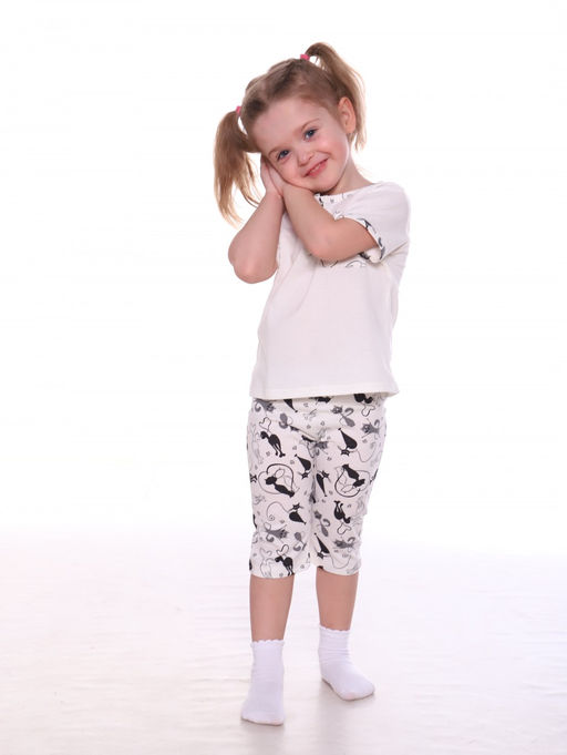 №170 Пижама детская (Кошки_молочный) - Итос-плюс фото 2