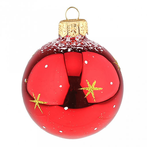 Елочная игрушка шар стеклянная Новый год, ручная художественная роспись, подарочная упаковка, набор 3шт, цвета микс, Символ 2026 года (Россия) - Домашняя мода фото 5