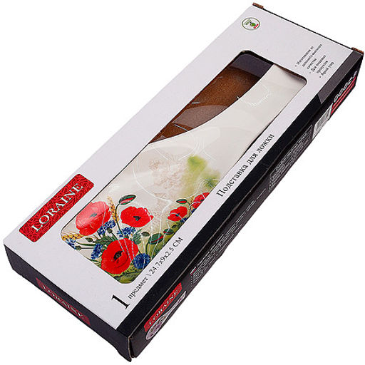 60272 Подставка для ложки 25см Цветущие Маки доломит LR (х72) - Mayer&boch фото 5