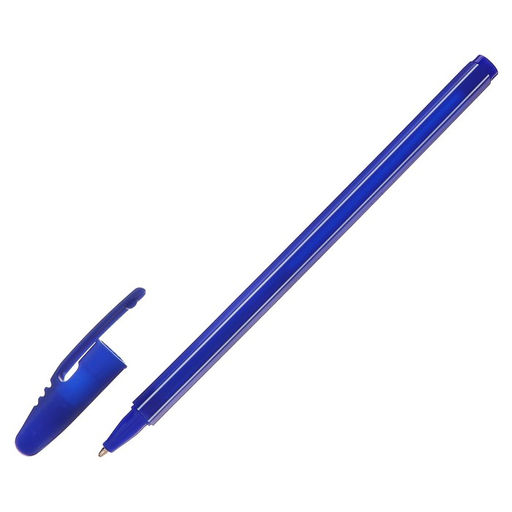 Набор 12 шт. Ручка шариковая 0,5мм синяя, корпус Полоски сине-белые CALLIGRATA - Simaland фото 3