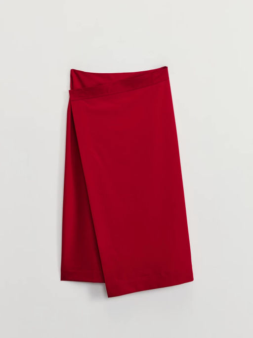 Юбка миди на запах с содержанием вискозы / Zarina  фото 8