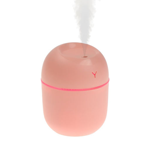 Увлажнитель воздуха, Luazon HM-20 ультразвуковой, 0.22 л, 1.5 Вт, USB, розовый