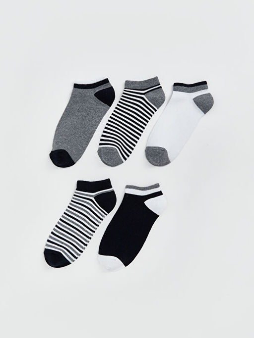 ?izgili Erkek ?ocuk Patik ?orap 5li